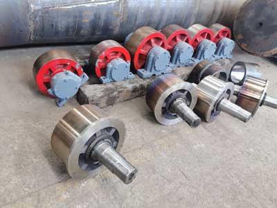 steel kiln support roller